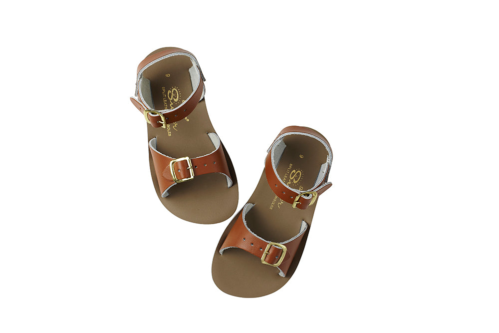 Salt Water Sandals Surfer - Tan – Little Treads